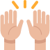 Person raising both hands in celebration 🙌