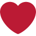 red heart emoji icon
