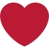 Heavy red heart ❤️