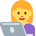 female technologist emoji