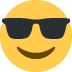Smiling face with sunglasses 😎