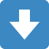 Downwards arrow ⬇️